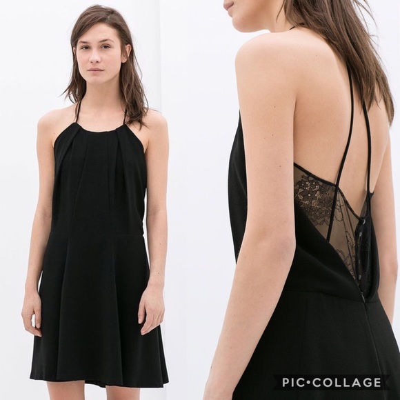 zara backless dress